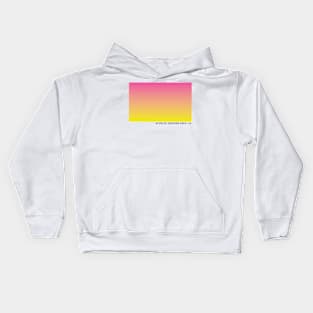 The Calif. Chicken Cafe T Shirt-Gradient - Pink Kids Hoodie